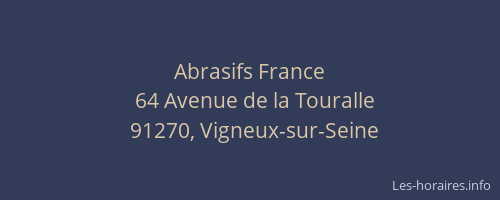 Abrasifs France