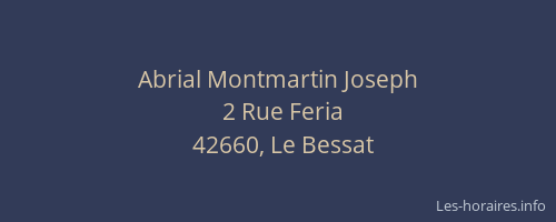 Abrial Montmartin Joseph