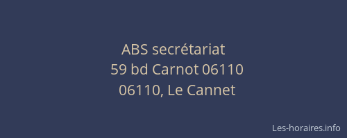 ABS secrétariat
