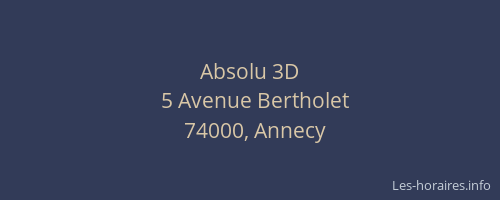 Absolu 3D