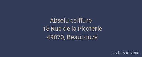 Absolu coiffure