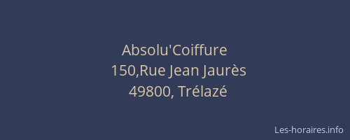 Absolu'Coiffure
