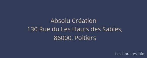 Absolu Création