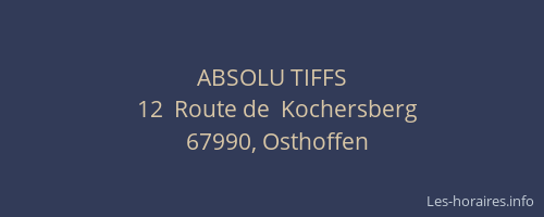 ABSOLU TIFFS