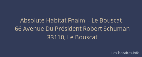 Absolute Habitat Fnaim  - Le Bouscat