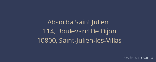 Absorba Saint Julien