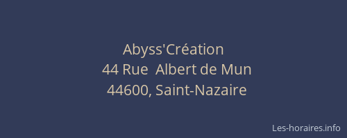 Abyss'Création