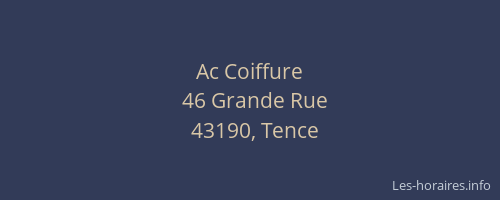Ac Coiffure