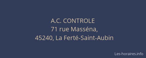 A.C. CONTROLE