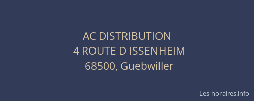AC DISTRIBUTION