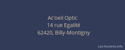 Ac'oeil Optic