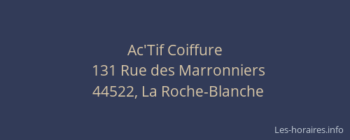 Ac'Tif Coiffure