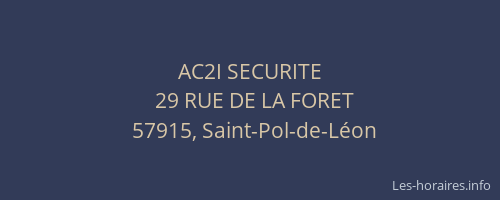 AC2I SECURITE