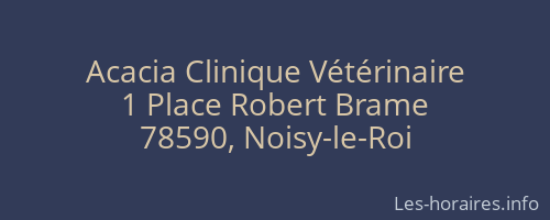 Acacia Clinique Vétérinaire