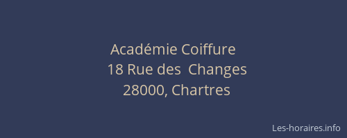Académie Coiffure