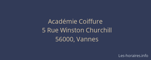 Académie Coiffure