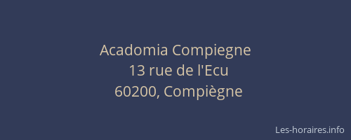 Acadomia Compiegne