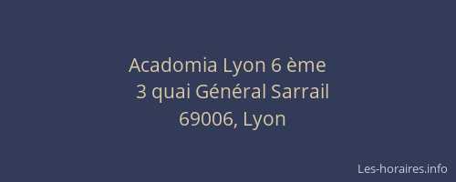 Acadomia Lyon 6 ème