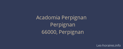 Acadomia Perpignan