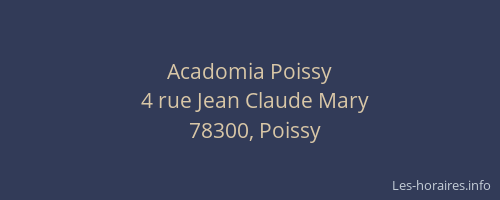 Acadomia Poissy