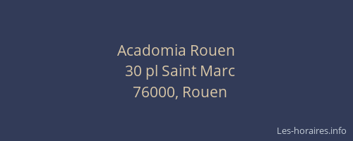 Acadomia Rouen