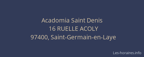 Acadomia Saint Denis
