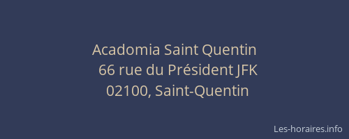 Acadomia Saint Quentin