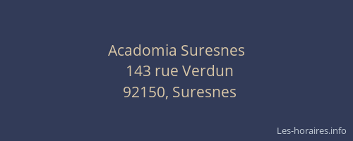 Acadomia Suresnes