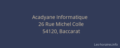 Acadyane Informatique