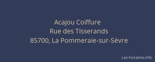 Acajou Coiffure