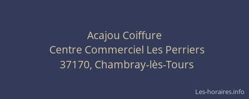 Acajou Coiffure