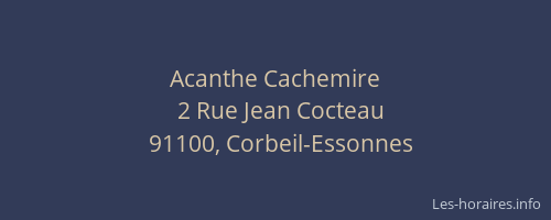 Acanthe Cachemire