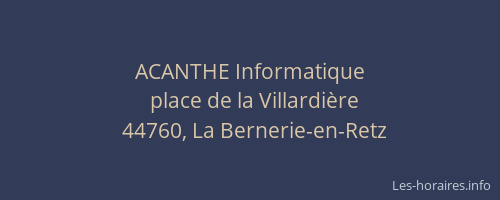 ACANTHE Informatique