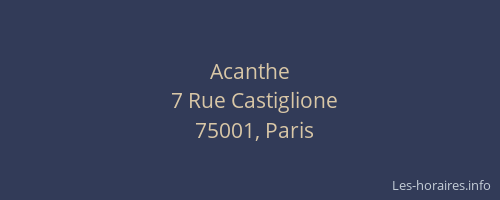 Acanthe