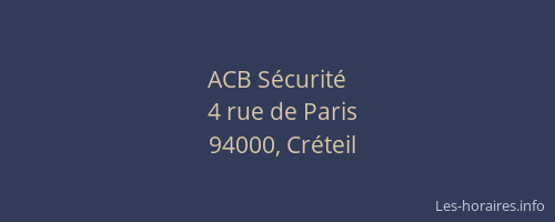 ACB S&eacute;curit&eacute;