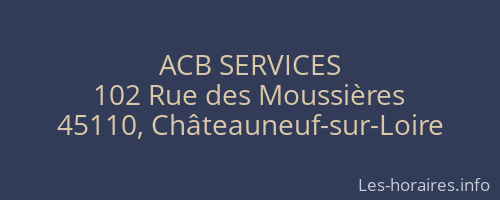 ACB SERVICES