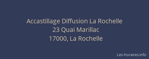 Accastillage Diffusion La Rochelle