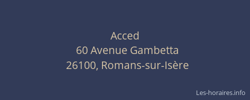 Acced