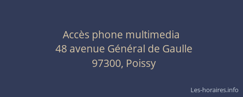 Acc&egrave;s phone multimedia