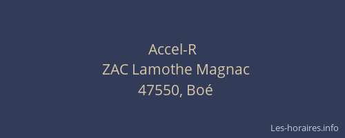 Accel-R