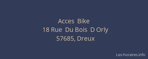 Acces  Bike