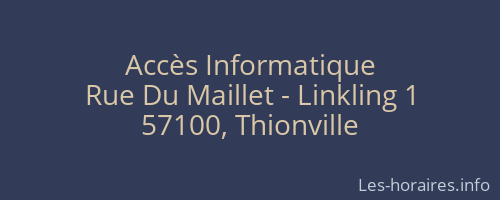 Accès Informatique