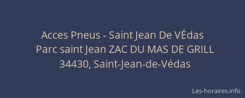 Acces Pneus - Saint Jean De VÉdas