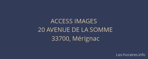 ACCESS IMAGES