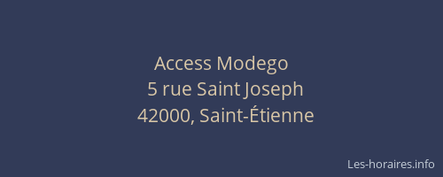 Access Modego