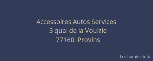 Accessoires Autos Services