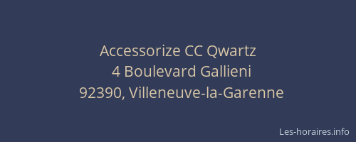 Accessorize CC Qwartz