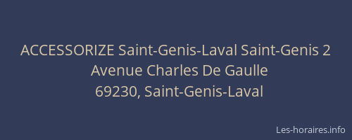 ACCESSORIZE Saint-Genis-Laval Saint-Genis 2