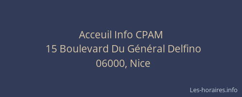 Acceuil Info CPAM