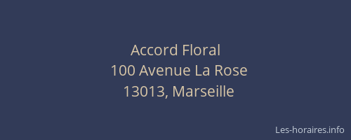 Accord Floral